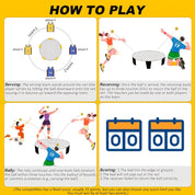 Dynamisk mini-volleyballnet – kompakt og velegnet til ethvert spillested 5