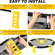 Dynamisk mini-volleyballnet – kompakt og velegnet til ethvert spillested 6