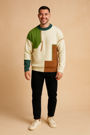 Edric | Strikket sweater med rund hals 1