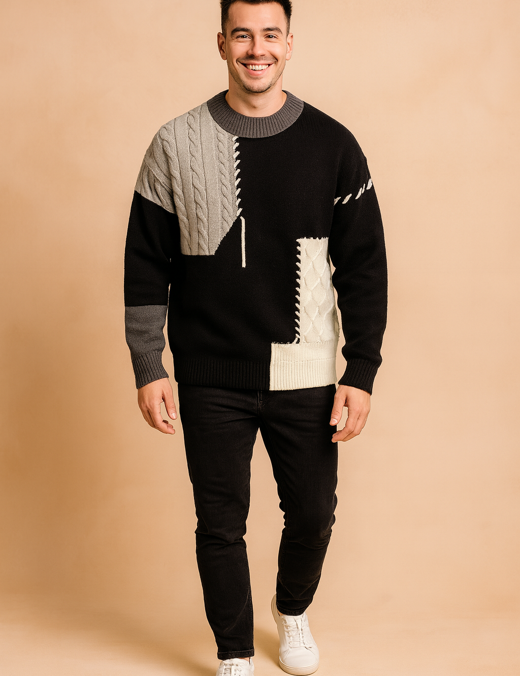 Edric | Strikket sweater med rund hals 2