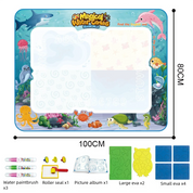 Ekstra stor vand-doodlemåtte til børn – Rodfri pædagogisk doodlemåtte med flere temaer 11