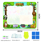 Ekstra stor vand-doodlemåtte til børn – Rodfri pædagogisk doodlemåtte med flere temaer 14