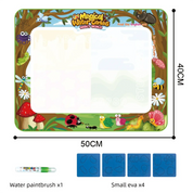 Ekstra stor vand-doodlemåtte til børn – Rodfri pædagogisk doodlemåtte med flere temaer 7