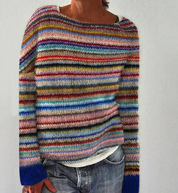 Elaine | Warme gebreide herfsttrui voor dames | Comfortabel 1