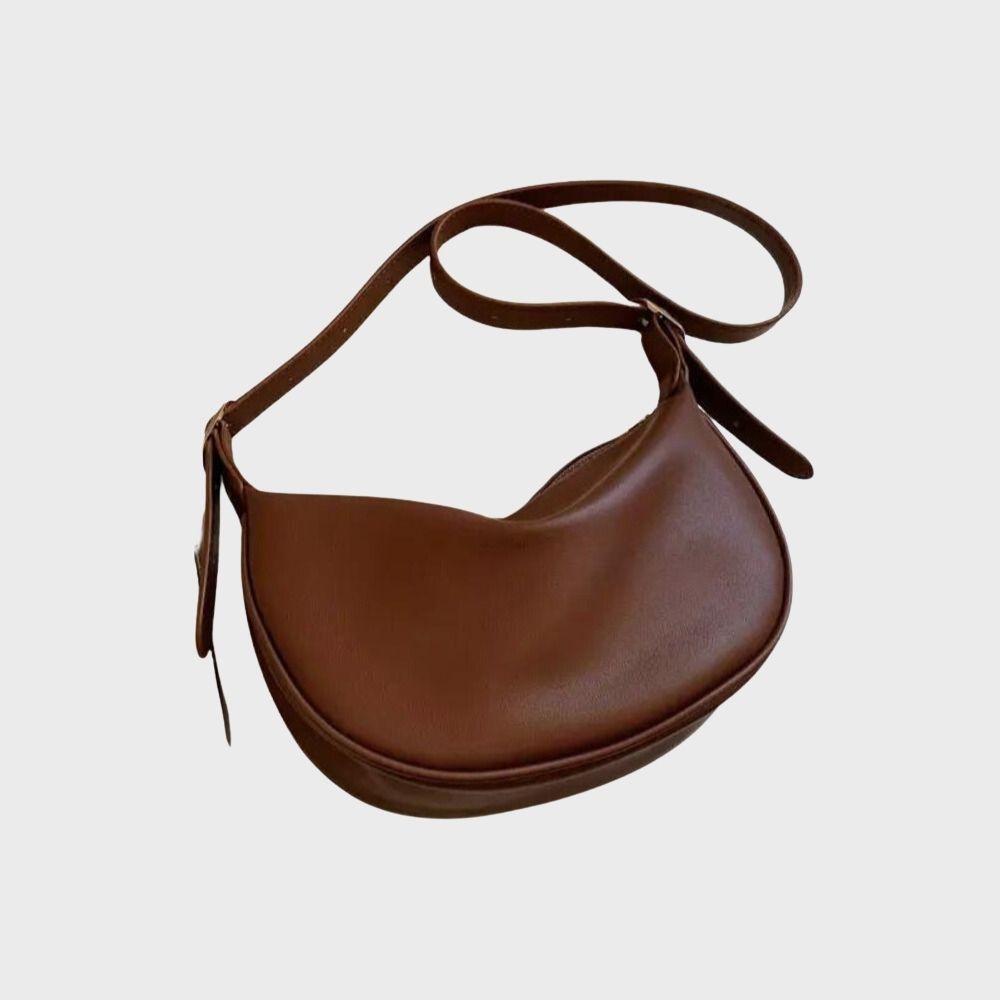 Elegant crossbody-taske til kvinder i minimalistisk vegansk læder 1