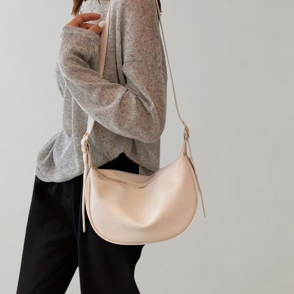 Elegant crossbody-taske til kvinder i minimalistisk vegansk læder 2