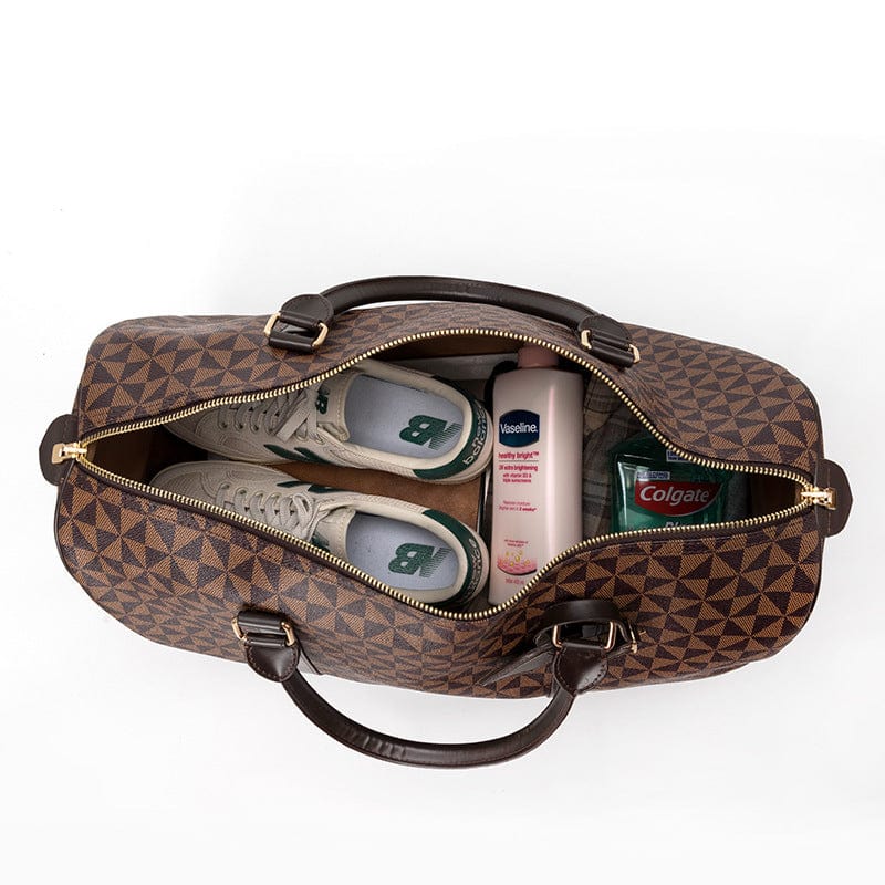 Elegant rejsetaske til kvinder i stilfuldt, slidstærkt stof 7