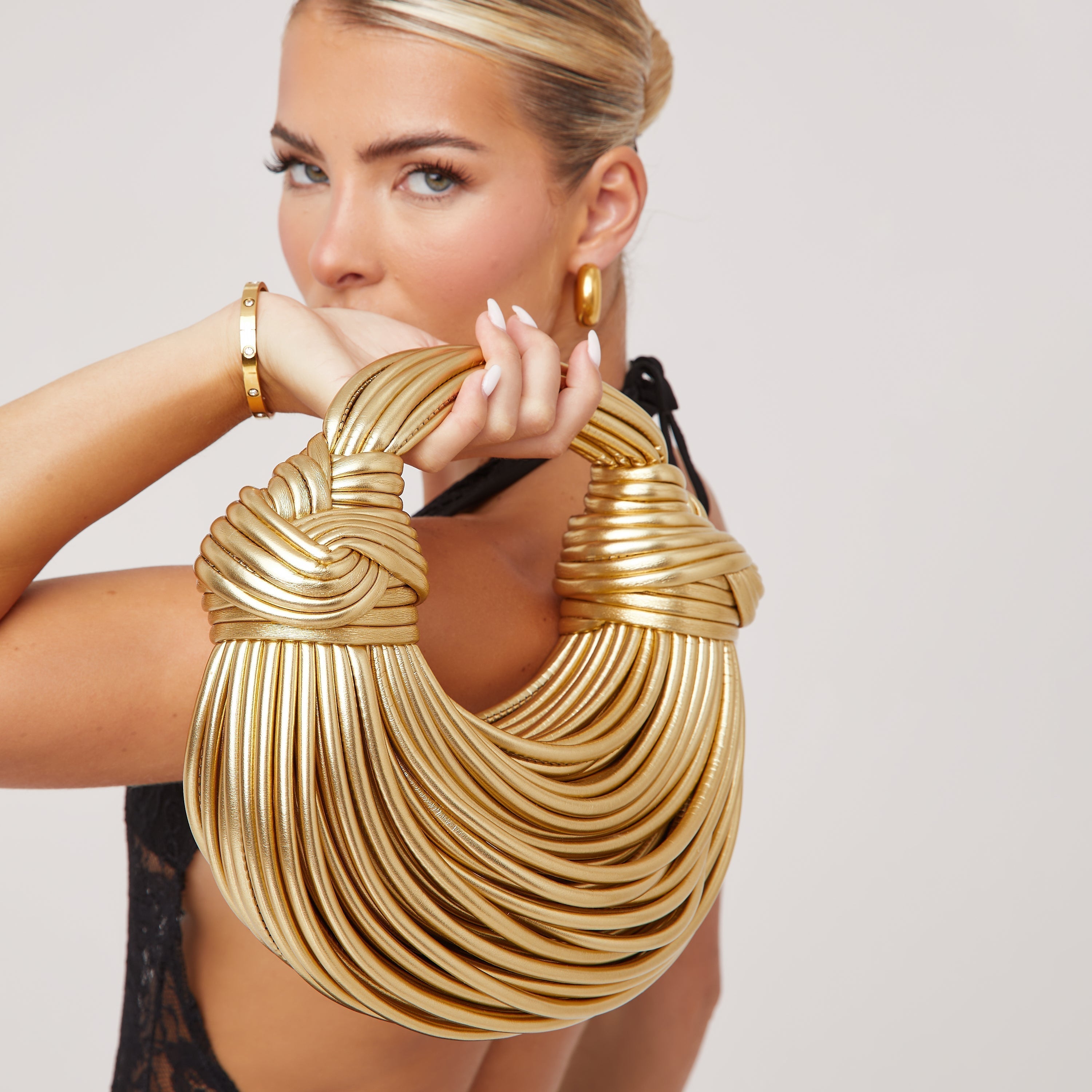 Elegant statement-taske til kvinder Stilfuldt knudedesign Håndværk af høj kvalitet 4