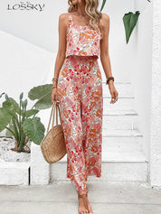 Calpe | Elegant Jumpsuit Blomsterprint