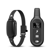 Elektrisk hundetræningshalsbånd med fjernbetjening, vandtæt, 16 justerbare stødniveauer, 1000 m rækkevidde, bip- og vibrationstilstande 0
