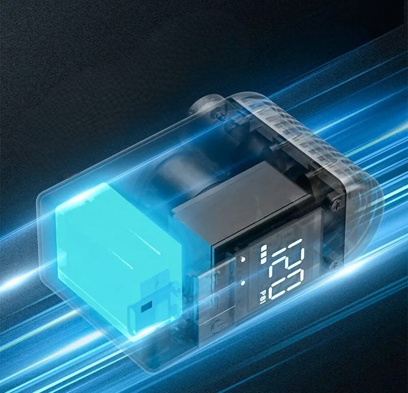 Elektrisk luftpumpe – 120 PSI ledningsfri mini-pumpe til cykeldæk, kompatibel med Presta- og Schrader-ventiler, kompakt og effektiv 4