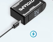 Elektrisk luftpumpe – 120 PSI ledningsfri mini-pumpe til cykeldæk, kompatibel med Presta- og Schrader-ventiler, kompakt og effektiv 6