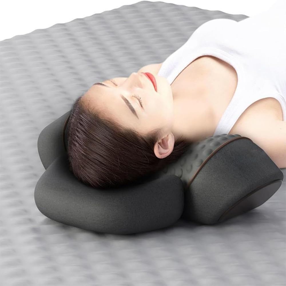 Elektrisk opvarmet nakkemassagepude – Beroligende vibrationer og memory foam til dyb afslapning 1