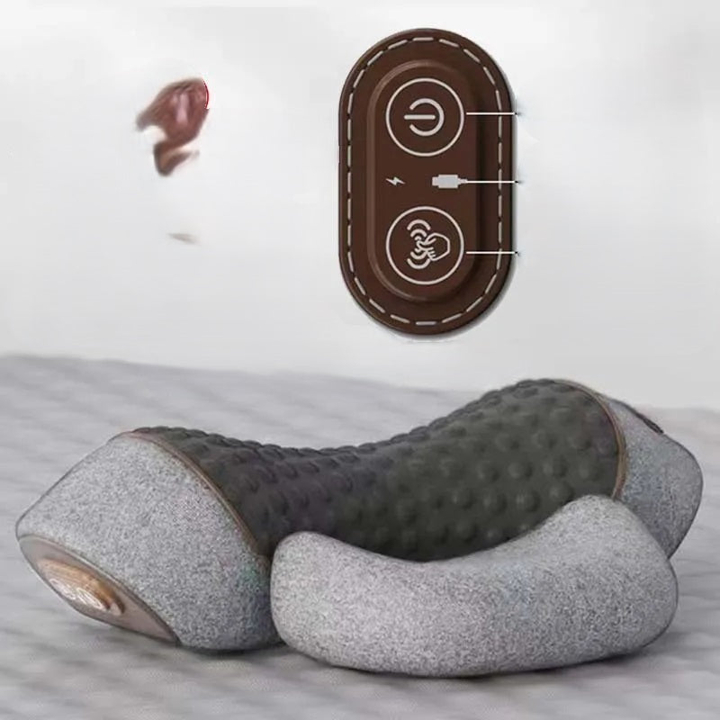Elektrisk opvarmet nakkemassagepude – Beroligende vibrationer og memory foam til dyb afslapning 4