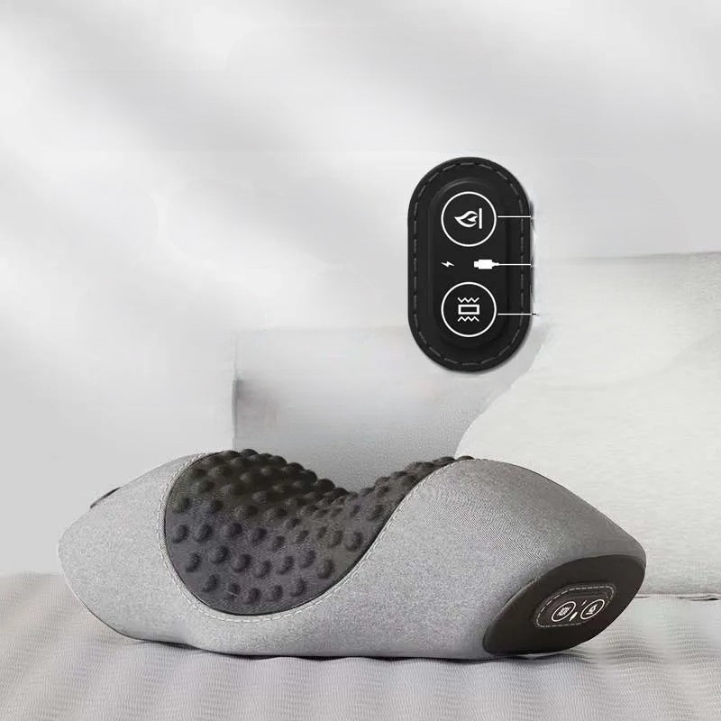 Elektrisk opvarmet nakkemassagepude – Beroligende vibrationer og memory foam til dyb afslapning 5