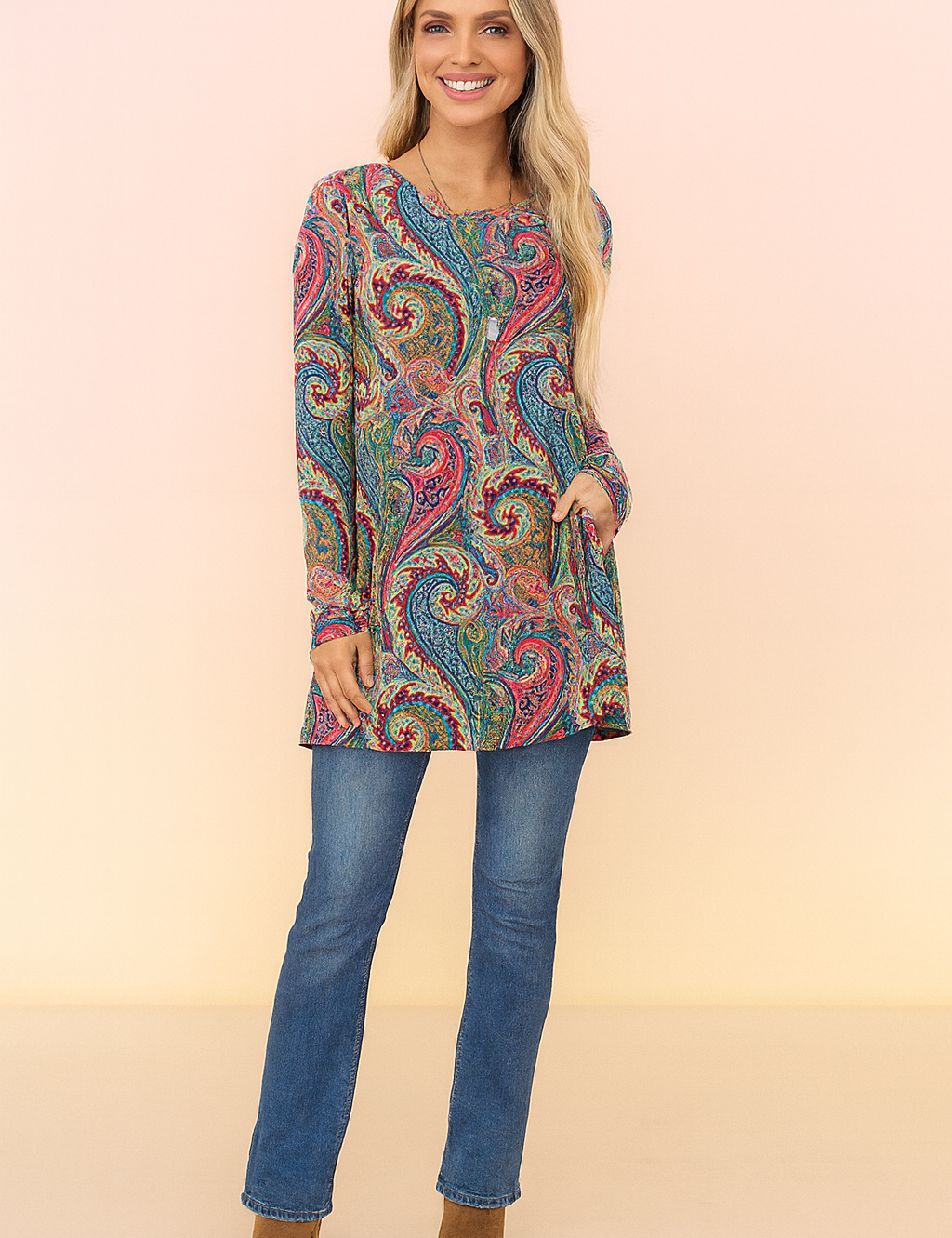 Eliza | Paisley-printet sweater 2