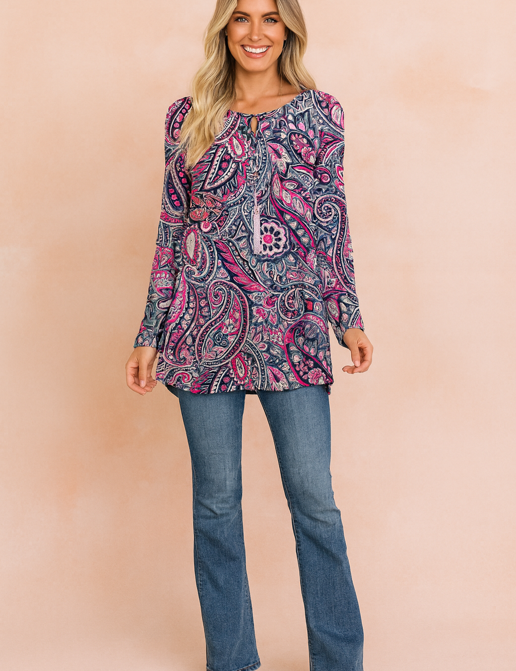 Eliza | Paisley-printet sweater 3