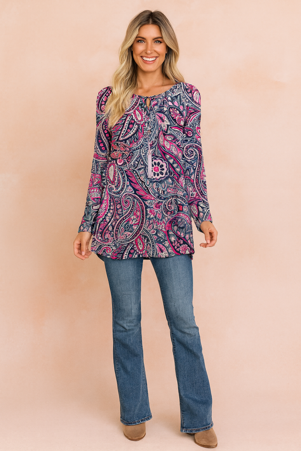 Eliza | Paisley-printet sweater 3