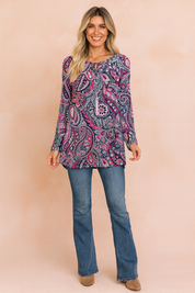 Eliza | Paisley-printet sweater 3