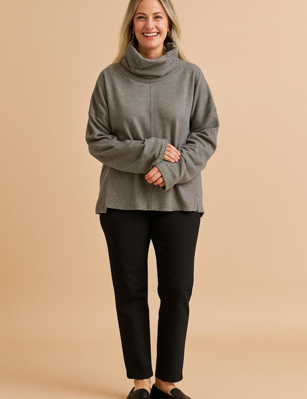 Ella | Oversized med en markant søm og en løs pasform 0