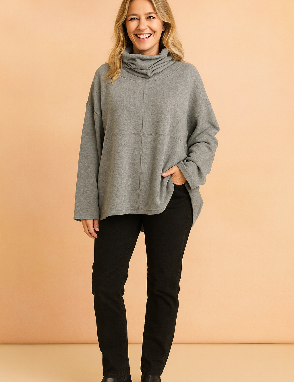 Ella | Oversized med en markant søm og en løs pasform 1