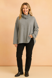 Ella | Oversized med en markant søm og en løs pasform 1