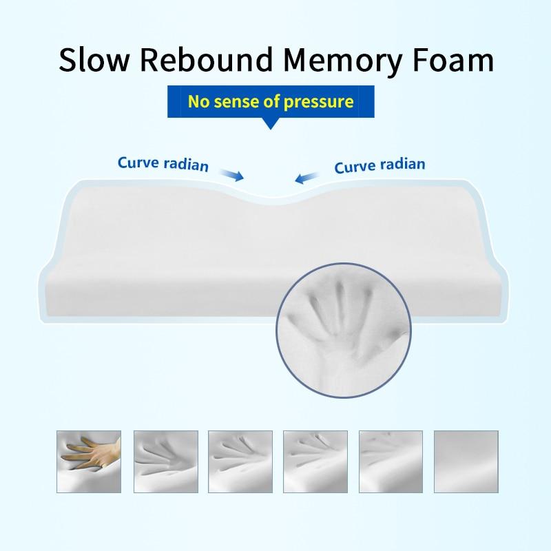 Ergonomisk memory foam cervikal nakkepude 2