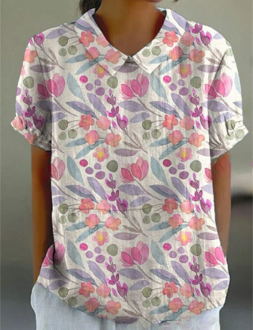 FLORA | Skjorte med blomsterprint 14