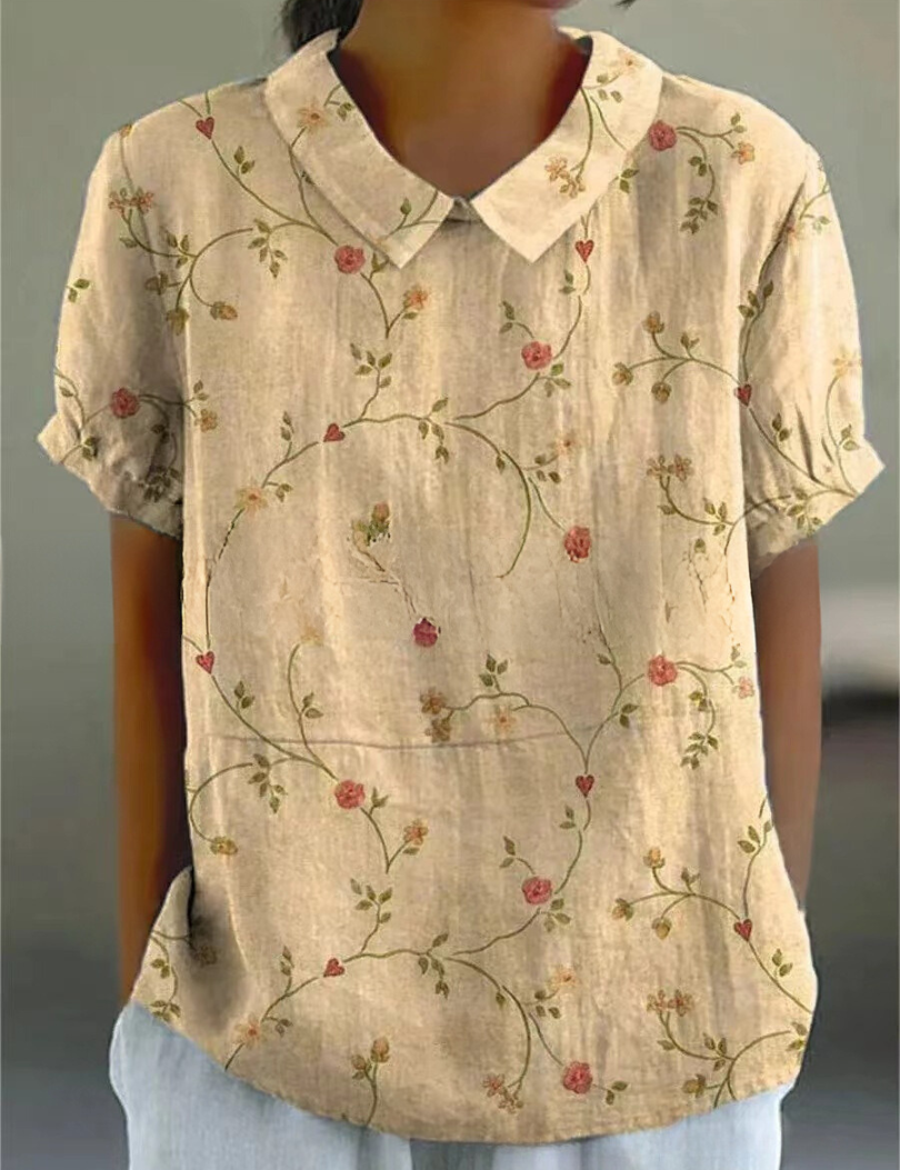 FLORA | Skjorte med blomsterprint 2