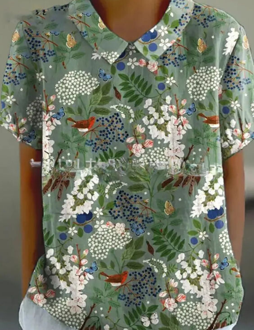 FLORA | Skjorte med blomsterprint 4