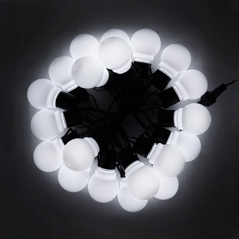 Farverige pæreformede LED-kædelys 0