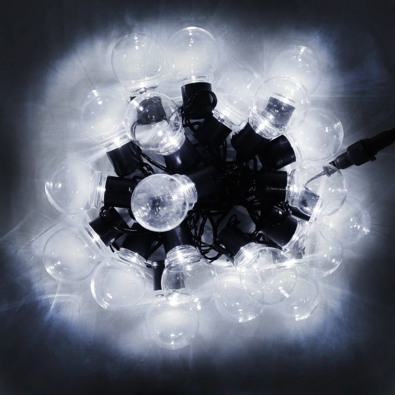 Farverige pæreformede LED-kædelys 6