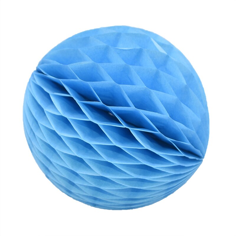 Farvestrålende dekorative papirkugler i forskellige størrelser 17
