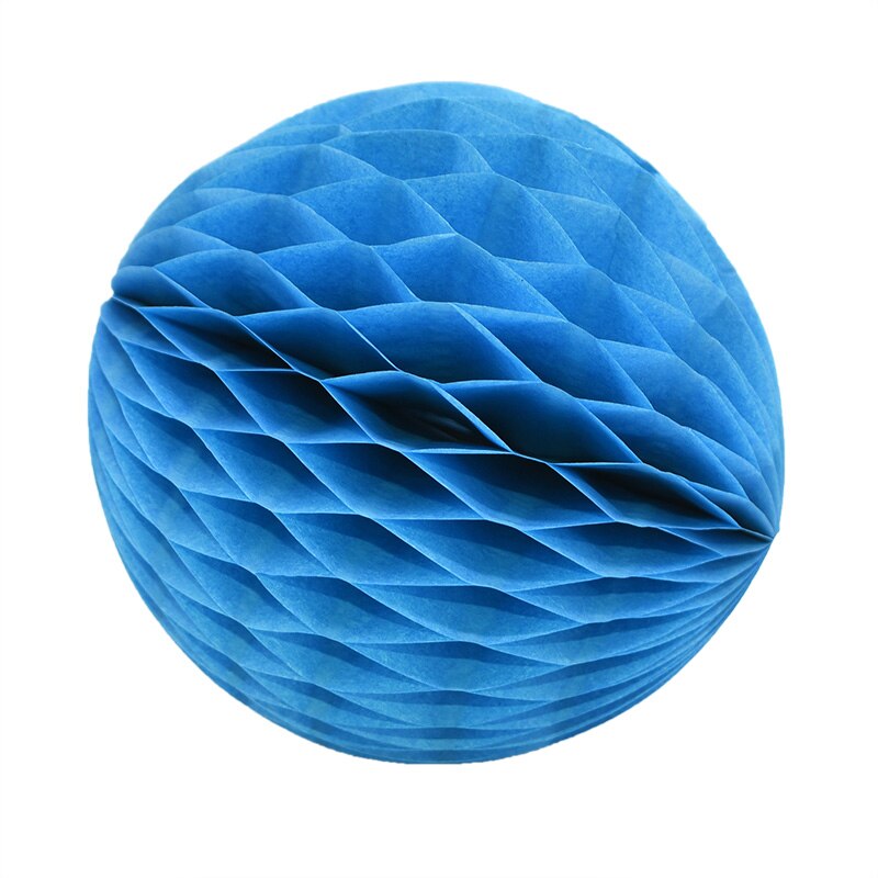 Farvestrålende dekorative papirkugler i forskellige størrelser 18