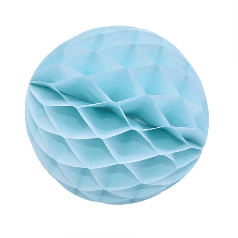 Farvestrålende dekorative papirkugler i forskellige størrelser 19