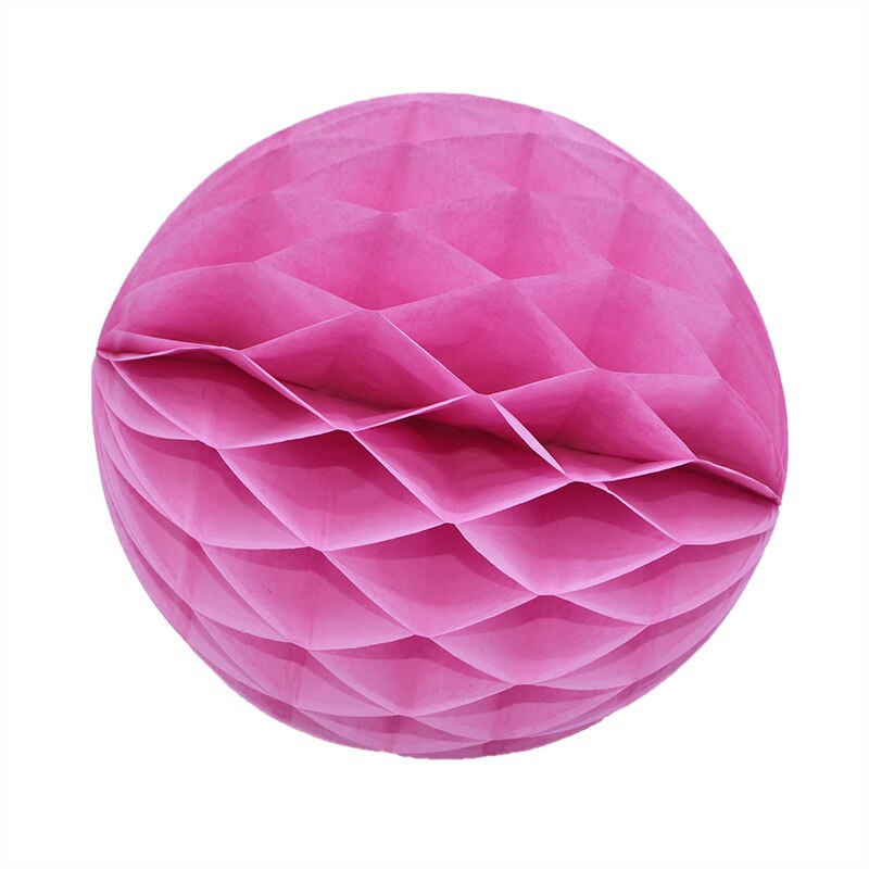 Farvestrålende dekorative papirkugler i forskellige størrelser 2