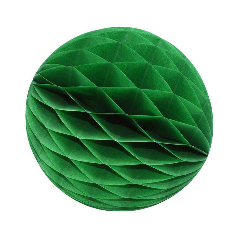 Farvestrålende dekorative papirkugler i forskellige størrelser 27