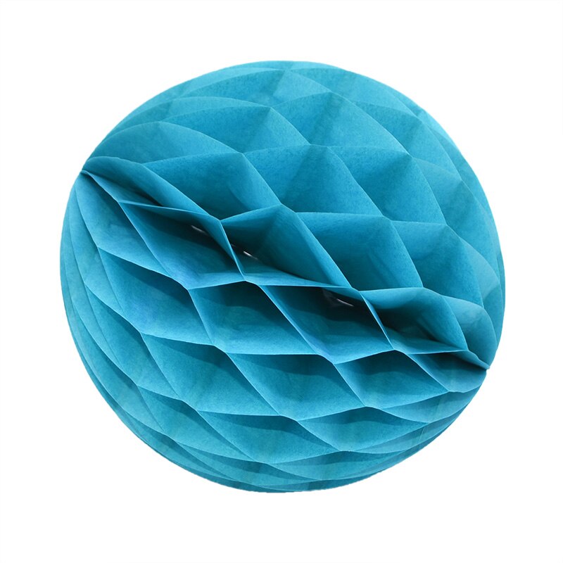 Farvestrålende dekorative papirkugler i forskellige størrelser 29