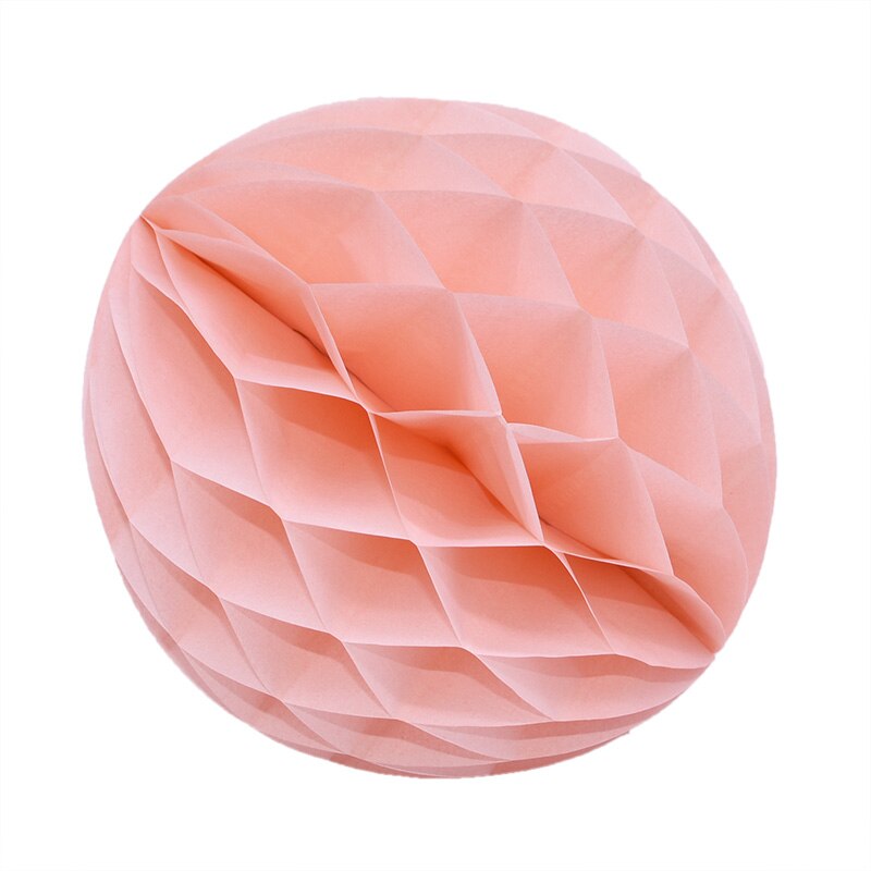 Farvestrålende dekorative papirkugler i forskellige størrelser 3