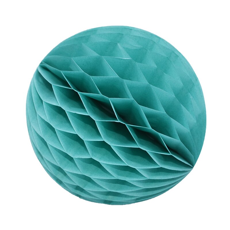 Farvestrålende dekorative papirkugler i forskellige størrelser 5