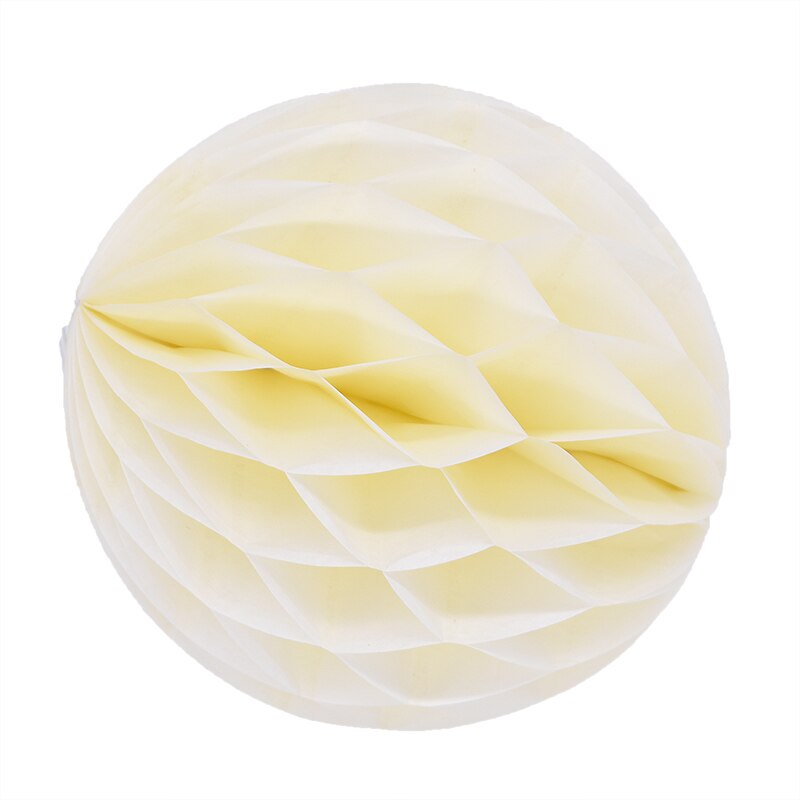 Farvestrålende dekorative papirkugler i forskellige størrelser 8