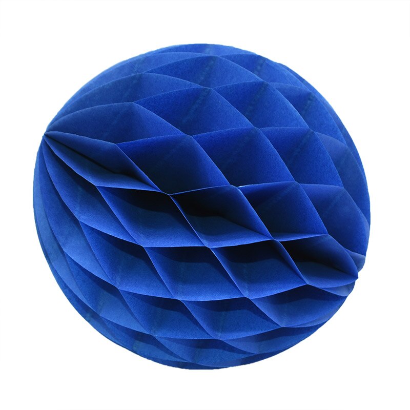 Farvestrålende dekorative papirkugler i forskellige størrelser 9