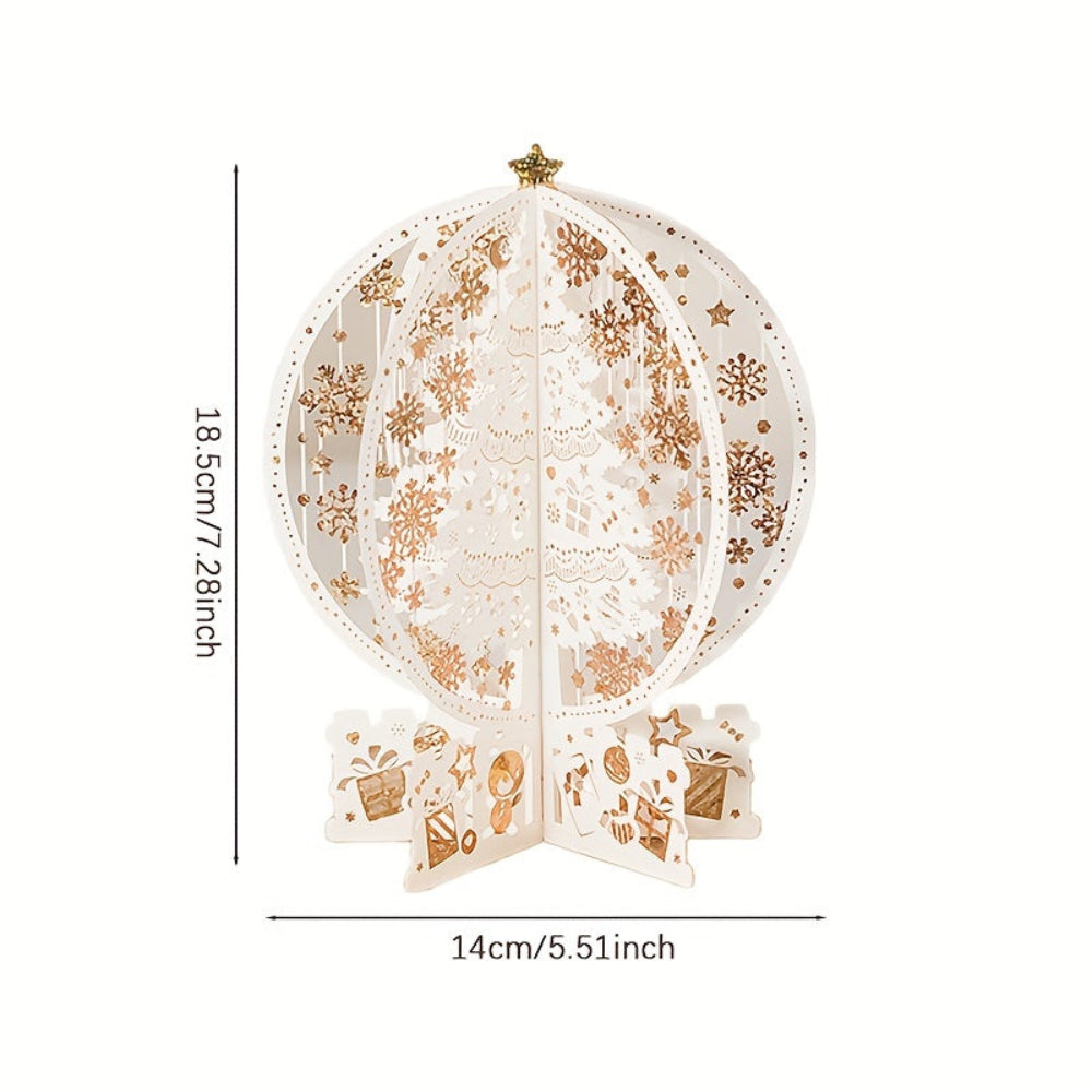 FestivaTree | 3D pop-up julekort med et festligt trædisplay 3