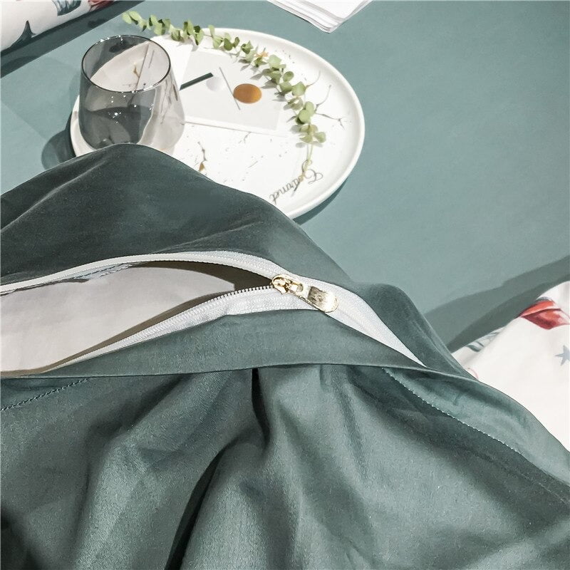 FestiveDream – Hyggeligt julesengesæt med snefnugprint 3