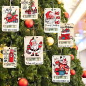 FestiveWood | Rustik træholder til julekort til sæsonbestemt fremvisning 10