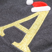 Fløjlsmonogram | Personlig fløjls julestrømpe til juledekoration 2