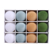 Fløjlspynt | Flokkede julekugler til elegant dekoration 0