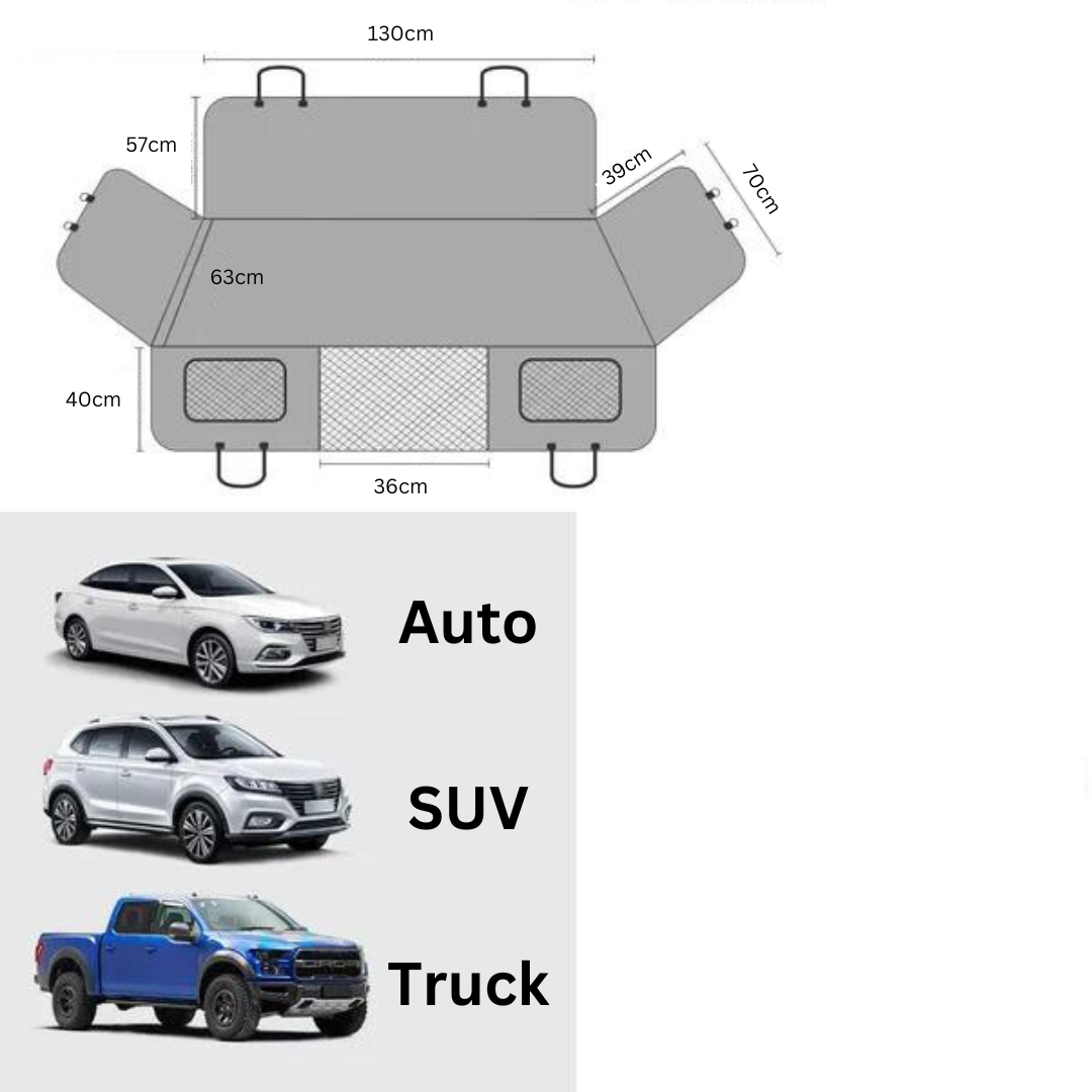 Forlænger til bilsæde på hårdt gulv til hunde 2