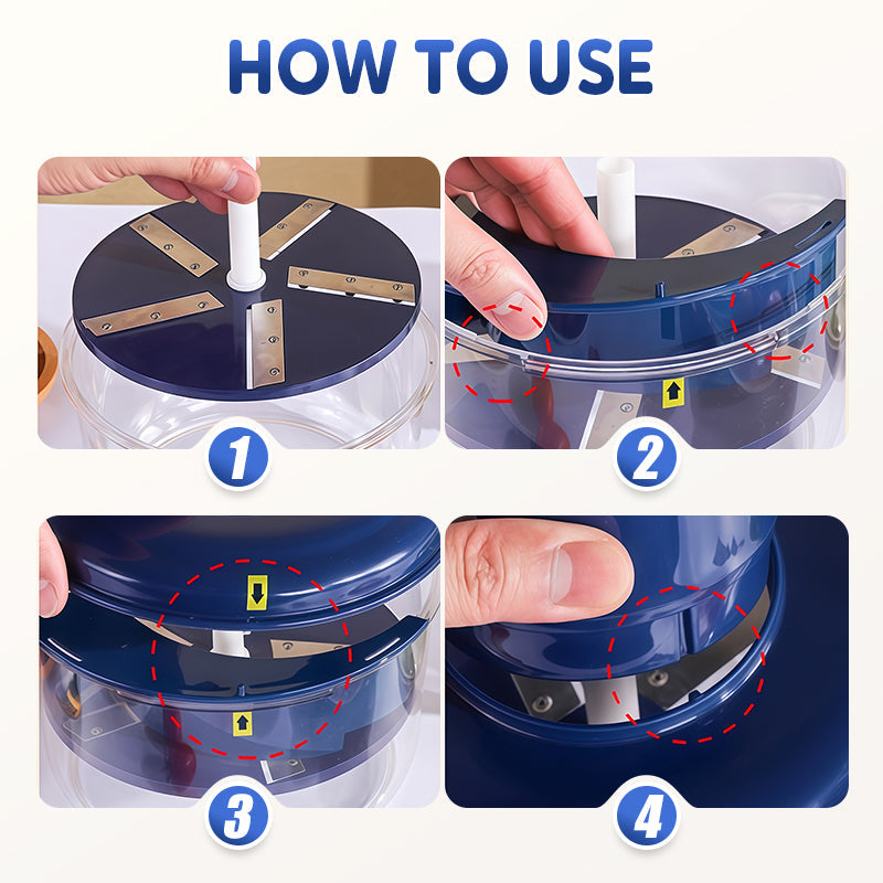 FruitEase | Bærbar elektrisk frugt- og grøntsagsskræller til nem forberedelse 2