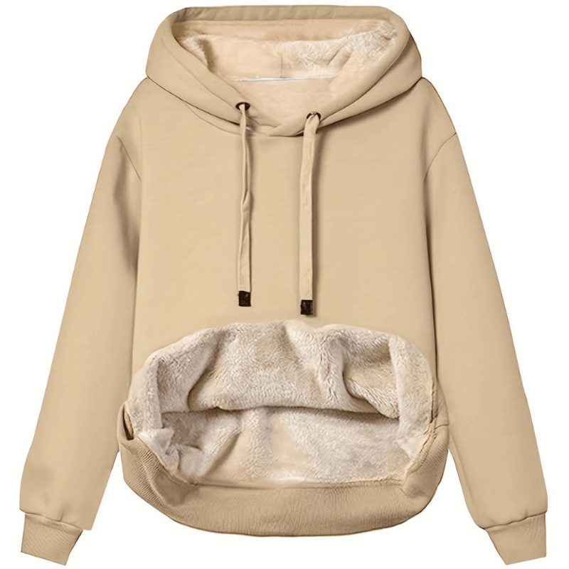 Eveleen | Blød Vendbar Hoodie til Komfortable Dage